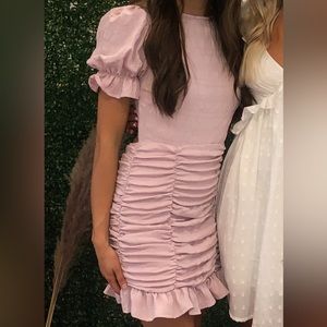 Painted Thread Pink Dress